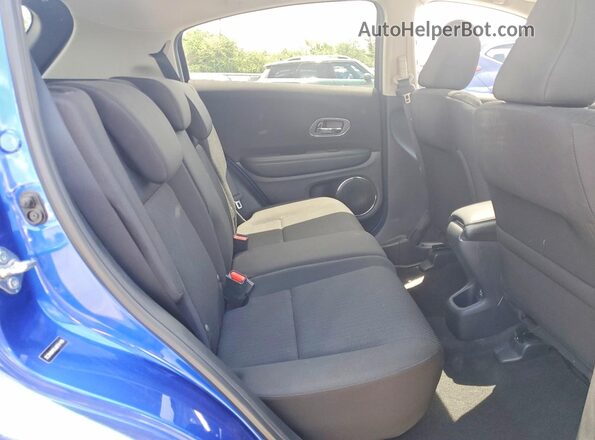3CZRU6H50JM701435 2018 HONDA HR-V Blue Widok wnętrza z tyłu