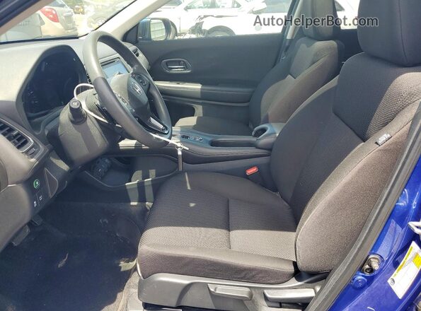 3CZRU6H50JM701435 2018 HONDA HR-V Blue Widok wnętrza z przodu
