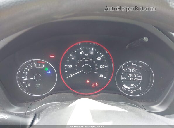 3CZRU6H50JM706683 2018 HONDA HR-V Silver Հետևի նստատեղերի տեսք