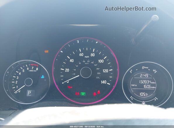 3CZRU6H50JM715433 2018 HONDA HR-V Red Հետևի նստատեղերի տեսք