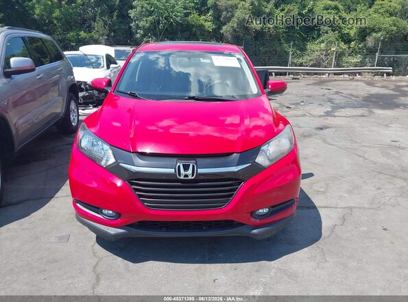 3CZRU6H50JM715433 2018 HONDA HR-V Red Սարքավորումների վահանակի տեսք
