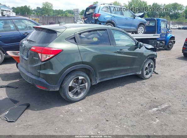 3CZRU6H50JM720227 2018 HONDA HR-V Green Trasero derecho