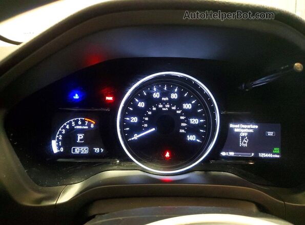 3CZRU6H50KM708337 2019 HONDA HR-V Белый Вид щитка приборов