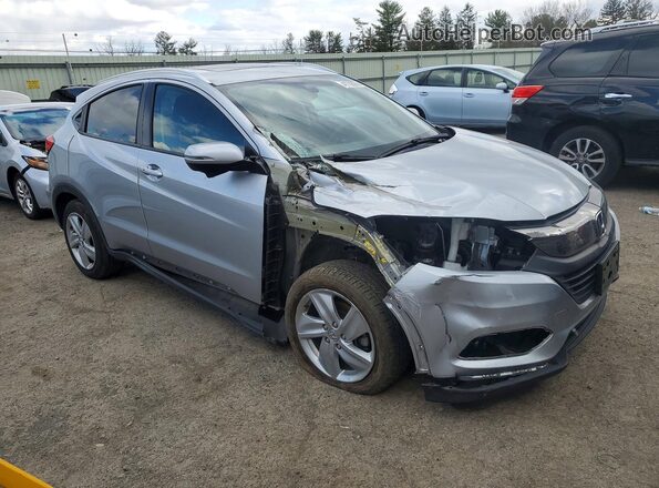3CZRU6H50KM728653 2019 HONDA HR-V Серебряный Передняя правая четверть