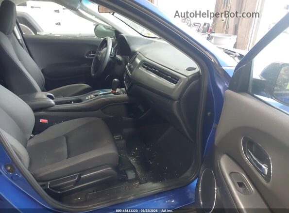 3CZRU6H50KM739491 2019 HONDA HR-V Blue Vista interior delantera