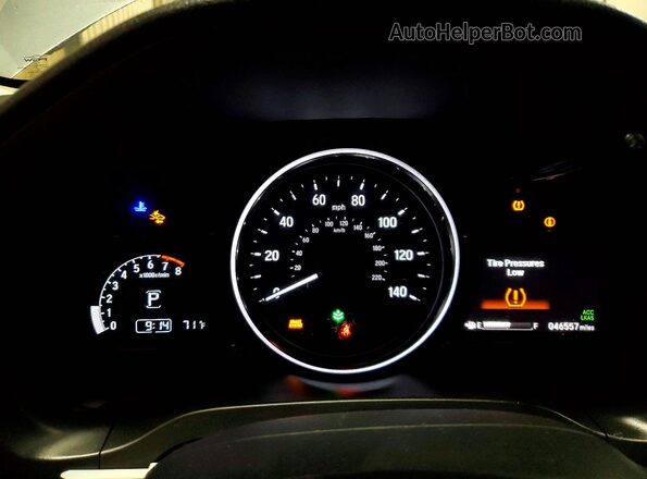 3CZRU6H50NM747868 2022 HONDA HR-V Silver ხელსაწყოთა პანელის ხედი