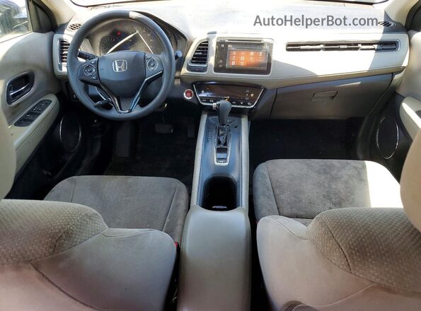3CZRU6H51HM723096 2017 HONDA HR-V Blue Dashboard view