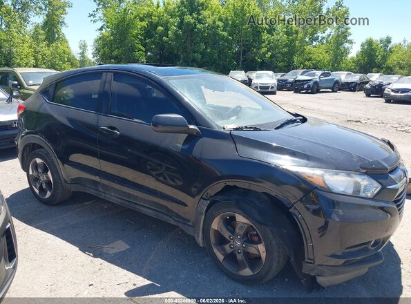 3CZRU6H51JG703998 2018 HONDA HR-V Black Widok wnętrza z tyłu
