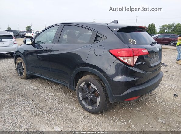 3CZRU6H51JG725256 2018 HONDA HR-V Black Հետևի ձախ