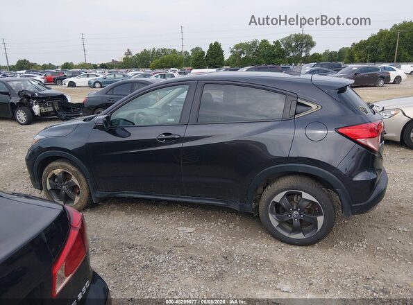 3CZRU6H51JG725256 2018 HONDA HR-V Black Սալոնի 360 աստիճան տեսք