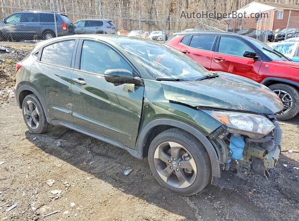 3CZRU6H51JM704635 2018 HONDA HR-V Green 