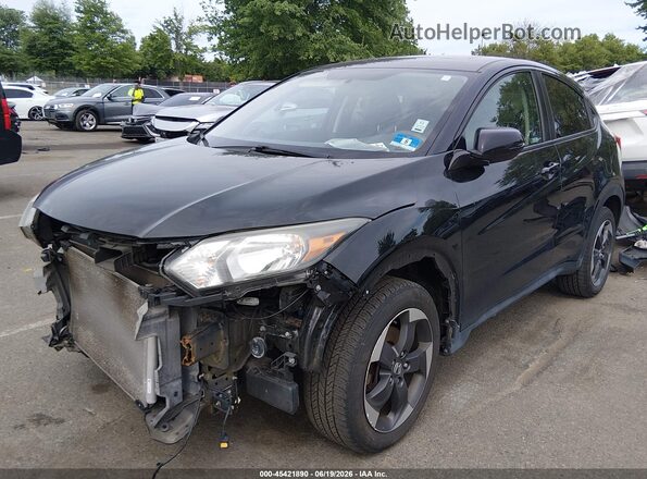 3CZRU6H51JM730670 2018 HONDA HR-V Black Przód lewy