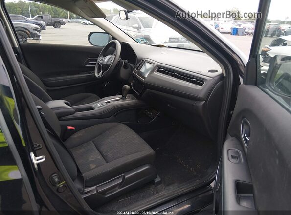 3CZRU6H51JM730670 2018 HONDA HR-V Black Widok wnętrza z przodu
