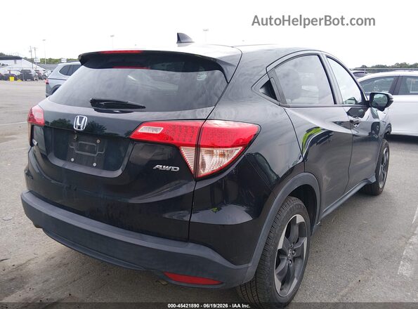 3CZRU6H51JM730670 2018 HONDA HR-V Black Tył prawy