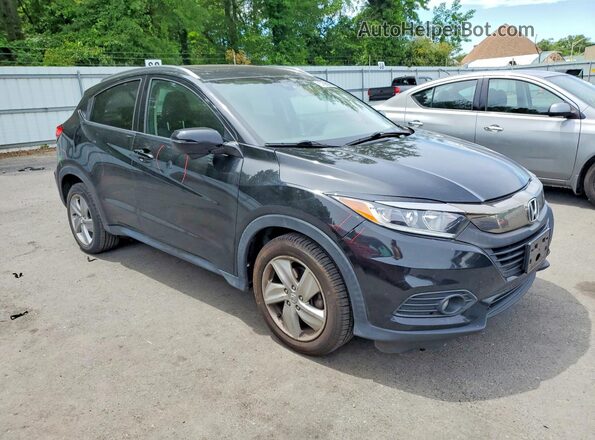 3CZRU6H51KM742674 2019 HONDA HR-V Black Przód prawy