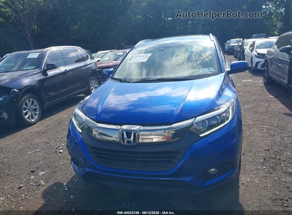 3CZRU6H51LM720840 2020 HONDA HR-V Blue Вид щитка приладів