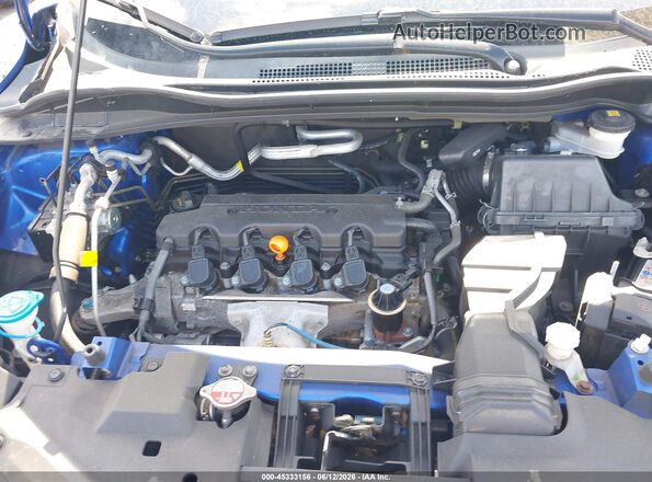 3CZRU6H51LM720840 2020 HONDA HR-V Blue Вид ззаду