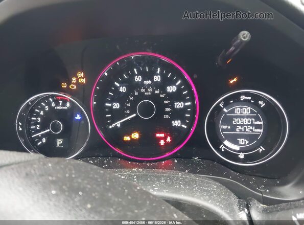 3CZRU6H52GM760026 2016 HONDA HR-V White Widok tylnych siedzeń