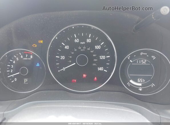 3CZRU6H52HG703437 2017 HONDA HR-V Silver Вид задніх сидінь