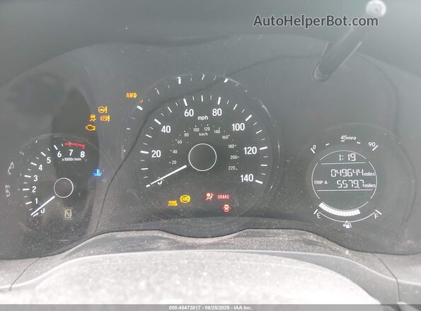 3CZRU6H52HM708154 2017 HONDA HR-V Белый Вид задних сидений