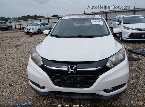 3CZRU6H52HM708154 2017 HONDA HR-V Белый Вид щитка приборов