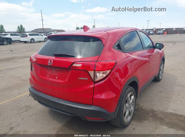 3CZRU6H52HM715461 2017 HONDA HR-V Red Задня права чверть