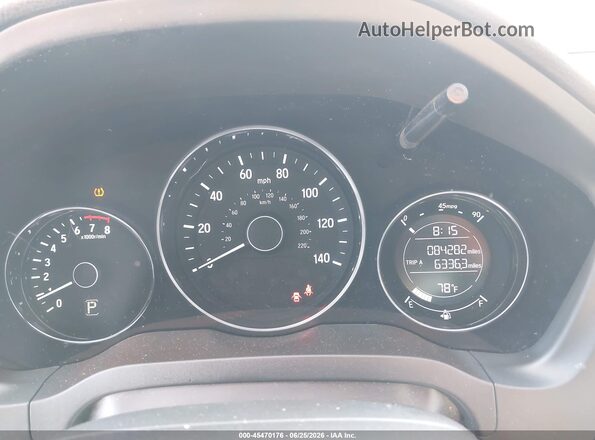 3CZRU6H52JG701998 2018 HONDA HR-V Silver Widok tylnych siedzeń