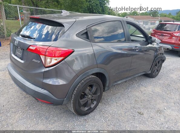 3CZRU6H52JG707705 2018 HONDA HR-V Серый Задняя правая четверть