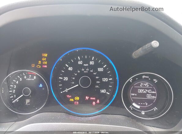 3CZRU6H52JG707705 2018 HONDA HR-V Серый Вид задних сидений