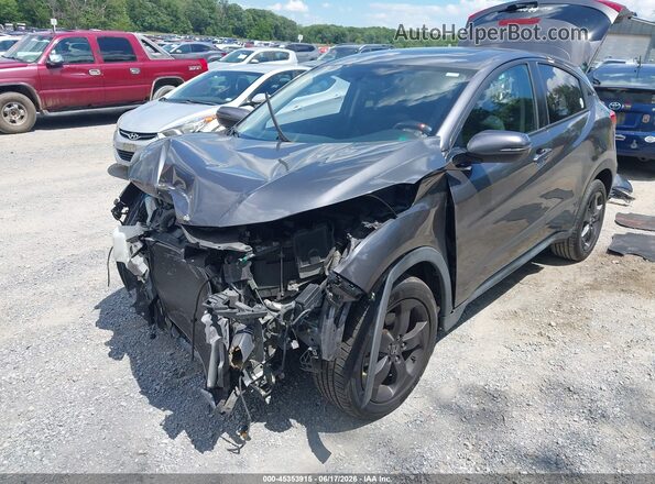 3CZRU6H52JG707705 2018 HONDA HR-V Серый Вид спереди
