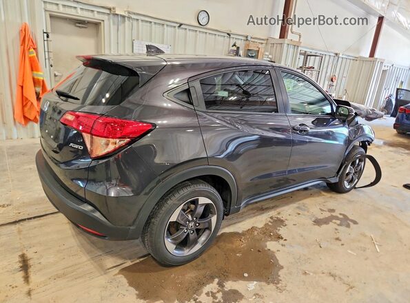 3CZRU6H52JG716159 2018 HONDA HR-V Blue Trasero derecho