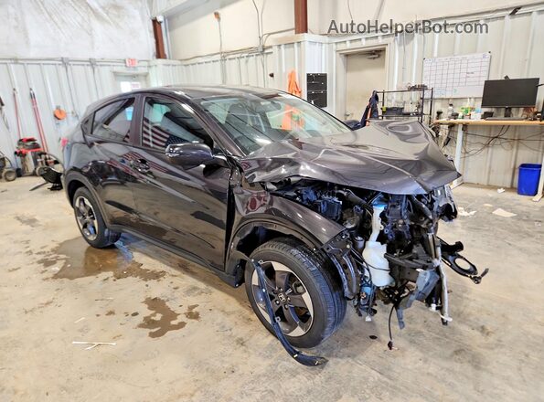 3CZRU6H52JG716159 2018 HONDA HR-V Blue Delantero derecho