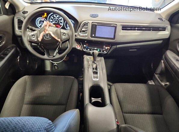 3CZRU6H52JG716159 2018 HONDA HR-V Blue Vista del salpicadero