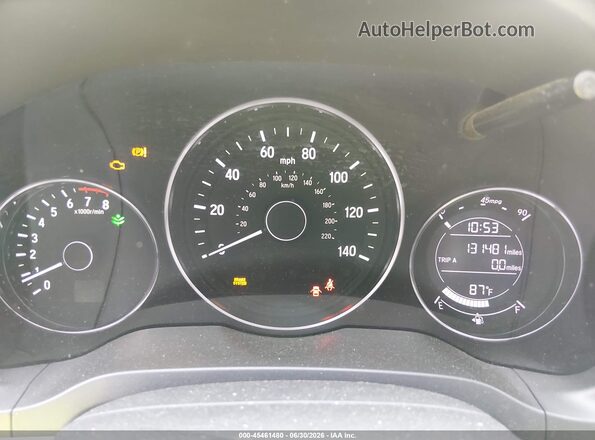 3CZRU6H52JM726207 2018 HONDA HR-V Black Հետևի նստատեղերի տեսք
