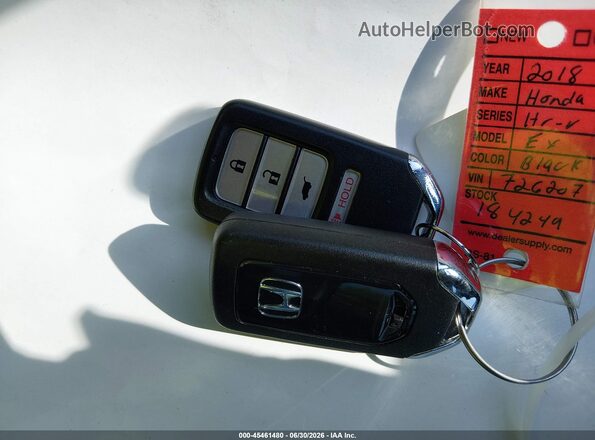 3CZRU6H52JM726207 2018 HONDA HR-V Black Առջևի վահանակի տեսք