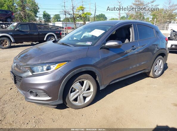 3CZRU6H52KM725883 2019 HONDA HR-V Серый Передняя левая четверть