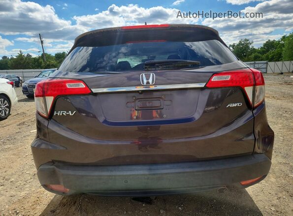 3CZRU6H52KM728475 2019 HONDA HR-V Gray Вид ззаду