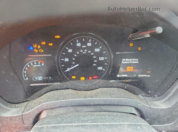3CZRU6H52KM728475 2019 HONDA HR-V Gray Вид щитка приладів