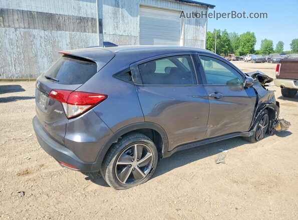 3CZRU6H52MM710206 2021 HONDA HR-V Gray Trasero derecho