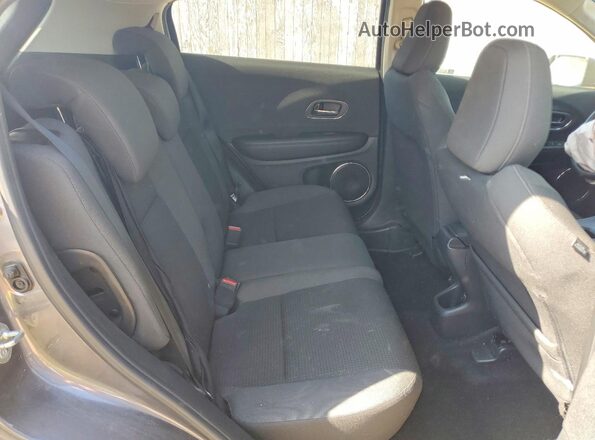 3CZRU6H52MM710206 2021 HONDA HR-V Gray Vista de los asientos traseros