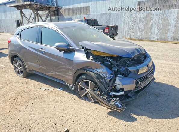 3CZRU6H52MM710206 2021 HONDA HR-V Gray Delantero derecho