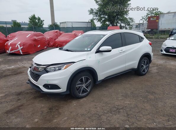 3CZRU6H52MM751743 2021 HONDA HR-V White Առջևի ձախ երեք քառորդ տեսարան