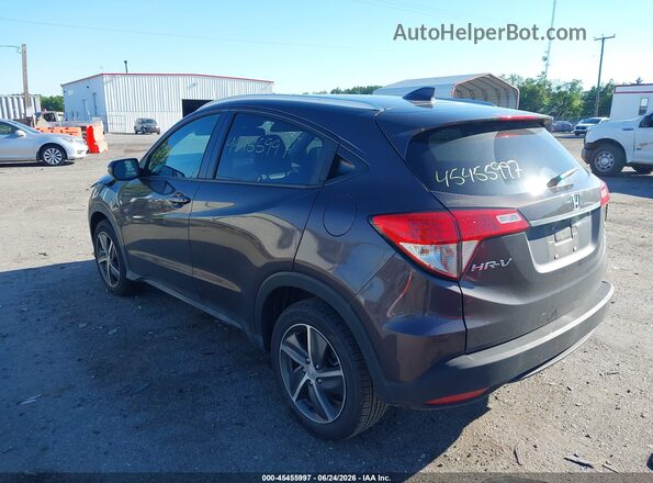 3CZRU6H52NM723362 2022 HONDA HR-V Purple Rear left
