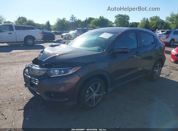 3CZRU6H52NM723362 2022 HONDA HR-V Purple Front left