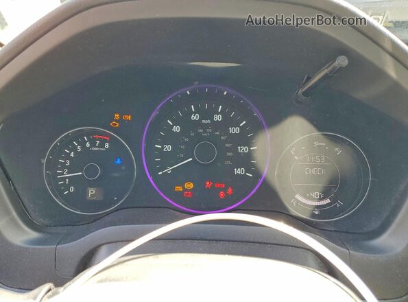 3CZRU6H53HM710558 2017 HONDA HR-V Blue 