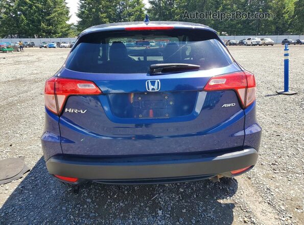 3CZRU6H53HM710558 2017 HONDA HR-V Blue 
