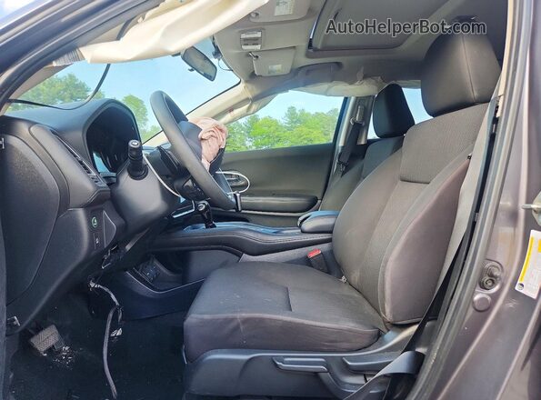 3CZRU6H53HM734021 2017 HONDA HR-V Gray Front interior view