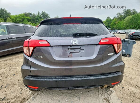 3CZRU6H53HM734021 2017 HONDA HR-V Gray Rear view