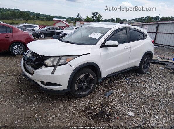 3CZRU6H53JM714812 2018 HONDA HR-V White Առջևի ձախ երեք քառորդ տեսարան