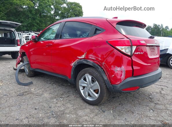 3CZRU6H53KM706940 2019 HONDA HR-V Red Trasero izquierdo